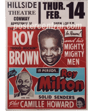 roy brown roy milton poster